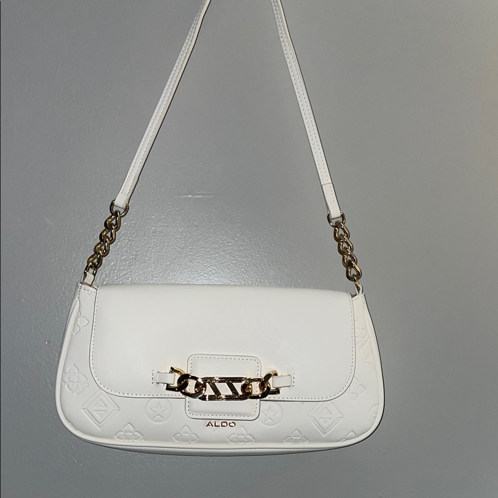 Aldo White Shoulder Bag